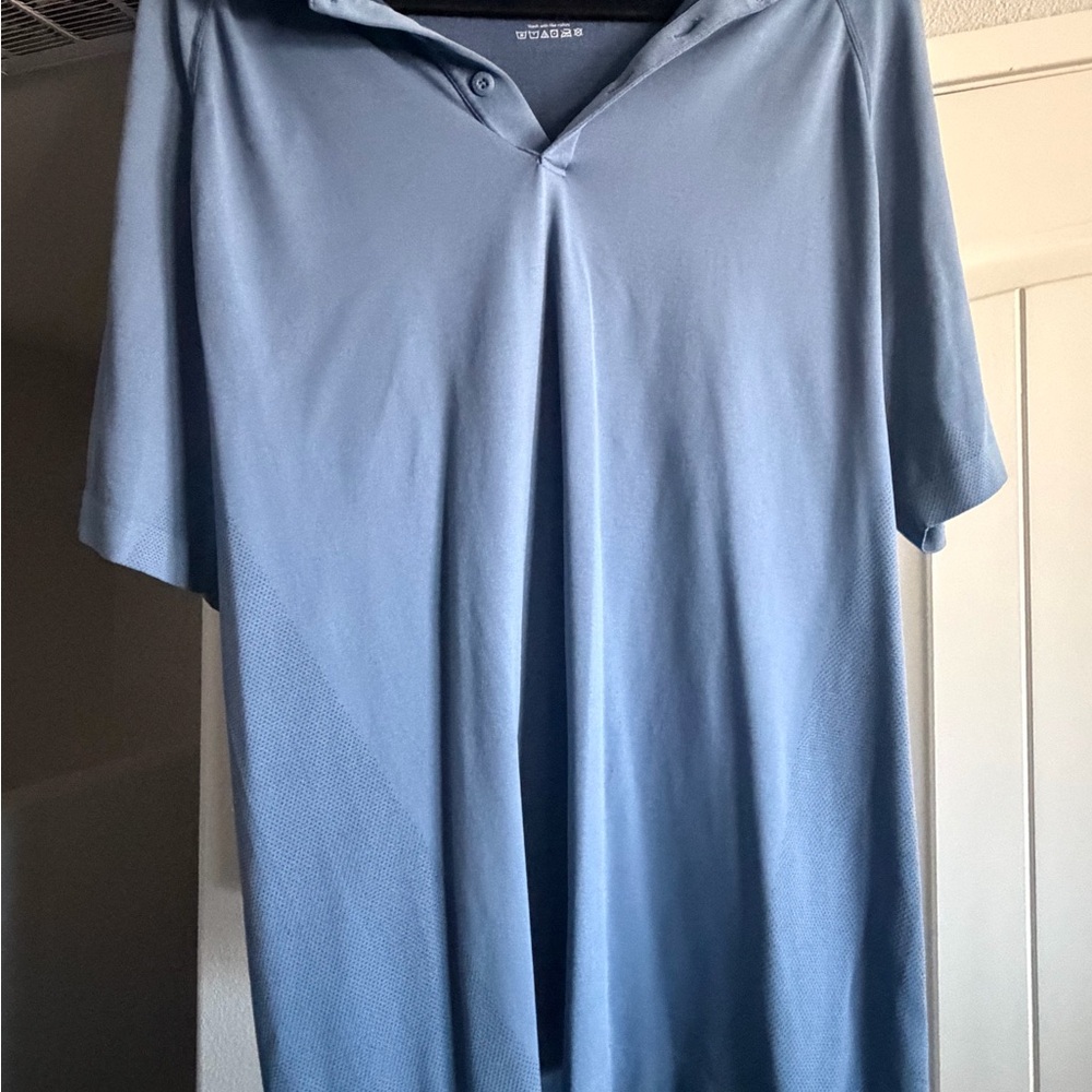 Fabletics Light Blue Men's Polo Shirt